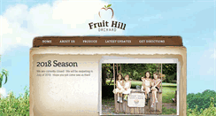 Desktop Screenshot of fruithillorchard.com